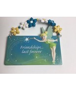 Wall sign DISNEY TINKERBELL Friendships Last Forever CERAMIC DOOR PLAQUE - $27.11 CAD