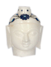 Handicraft Marble Little Baby Monk Buddha Showpiece Idol for Home Decor - £14.90 GBP