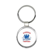 Vieques Surfer Puerto Rico USA : Gift Keychain Tropical Beach Travel Vacation Su - £6.42 GBP