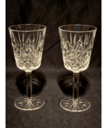 Cristal D&#39;Arques-Durand Villemont 6.75&quot; Cut Crystal Wine Glasses - Pair ... - $594.29 MXN
