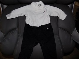 Armani Baby Black/White Romper Size 3 Months Boy&#39;s EUC - £43.71 GBP