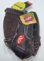 Rawlings FP115 11.5 Inch Fast-pitch Softball Glove Pink Stitching “Rawli... - $29.97