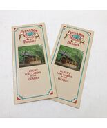Cinnamon Valley Resort Brochure 1990&#39;s Eureka Springs Arkansas Set of 2 - $127.10 MXN