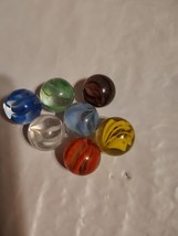 Vintage Foreign Clear Glass Colored Swirl Marbles ( You Choose Color) - $125.72 MXN+