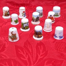 12X TCC Thimble Collectors Club Porcelaines Thimbles!! - $468.89 MXN