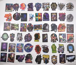 54 Marvel DC Stickers: Thanos, Thor,  Iron Man, Black Panther, Ant-Man + More - £9.48 GBP