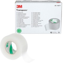 3M™ Transpore™ Surgical Tape, 1527-1, 1 in x 10 yd (2.5 cm x 9.1 m), 12 ... - $23.31