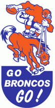 Denver Broncos Go Broncos Go! Logo Embroidered Mens Polo XS-6XL, LT-4XLT... - £23.29 GBP+