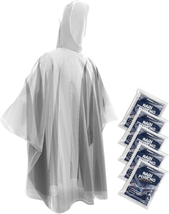 Disposable Rain Ponchos for Adults (5 Pack) - $17.65