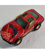 Vintage 1980 Buddy L Spider Car Red Plastic Spiderman 5&quot; Made in Japan READ - £9.51 GBP