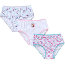 Disney&#39;s Frozen Girls 3 Pack Panties Briefs Underwear Underwear Sizes 4 &amp; 6  NWT - £7.02 GBP