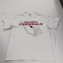 NFL Team Apparel Arizona Cardinals Football T-Shirt Men's M White Short Sleeve image 13