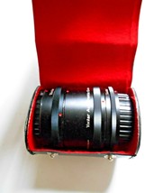Vivitar Automatic Extension Tube Canon AT-4 FL-FD 35mm, 20mm, 14mm in case - £15.56 GBP