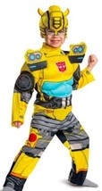 Disguise Transformers BUMBLEBEE Muscle Costume Toddler&#39;s 3T - 4T NEW! - £14.38 GBP