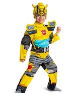 Disguise Transformers BUMBLEBEE Muscle Costume Toddler&#39;s 3T - 4T NEW! - £14.17 GBP