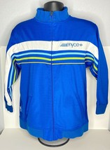 Track Jacket ENYCE Blue Striped  Zip-up Mens Size Medium - £30.73 GBP