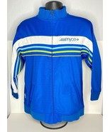 Track Jacket ENYCE Blue Striped  Zip-up Mens Size Medium - £30.72 GBP