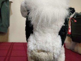 Ty Beanie Classics JERSEY The Black And White Cow, With Fluffy Hair/Mane - $29.99