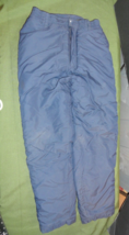 CONNECTORS BLUE SKI WINTER COLD WEATHER SNOWBOARD PANTS WOMENS MEDIUM 10-12 - $26.99