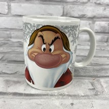 Disney Dwarf Grumpy Face Coffee Mug Dear Santa It Was Happy&#39;s Fault Chri... - £13.53 GBP