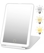 Rechargeable Travel Makeup Mirror, White, 72 Led Lighted Makeup Mirror, ... - $631.70 MXN