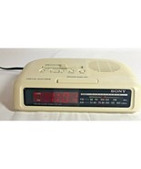 Sony Dream Machine AM FM Radio Alarm Clock  Model ICF-C25, Tested Working - $11.87