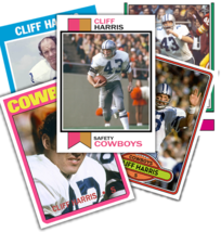 1971-1974 1980 STCC Cliff Harris 5 card set missing Topps Dallas Cowboys HOF - £10.47 GBP