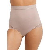 Maidenform Womens Eco Lace Mid-Brief Panty in Beige, Size Large - $26.73