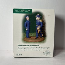 Dept 56 Dickens Village - Ready For Duty, Queens Port NIB - $14.27