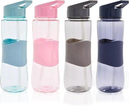700ml Tritan Water Bottle BPA Free With Straw Leak Proof Sports Water Bottles - £7.98 GBP