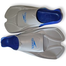 Speedo BioFuse Training Flippers US Size 13-14 Grey and BlueSwimming Fins - £32.01 GBP