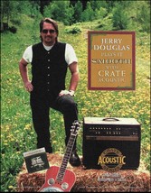 Jerry Douglas 2000 Crate Acoustic Series Guitar Amp advertisement 8x11 a... - $4.23