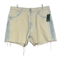 Wild Fable Womens Acid Wash Button Fly High-Rise Cutoff Jean Shorts Size 16 New - £7.63 GBP