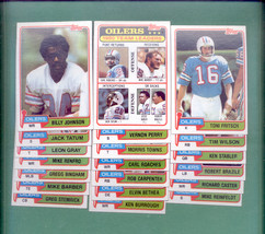 1981 Topps Houston Oilers Football Set - £3.72 GBP