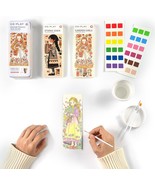 COI Play Watercolor Paint Art Set. 2 Fairytale Princess Theme Coloring B... - £45.62 GBP