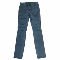 CAbi Corduroy Pants Size 2 Gray Thin Wale Womens Stretch Blend Skinny 28X31 - $21.77