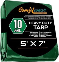 COMFITWEAR Super Heavy Duty Tarp Cover Reinforced Grommet Multi-Use Tarp... - $26.35 CAD+