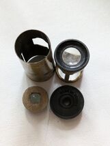 1890 Antique Brass Hand Pocket Microscope Telescope Field Magnifier Fran... - $84.96