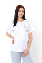 T-Shirt &quot;Ukraine&quot; (women’s), Summer,  Nosi svoe 8127-000-33-Т-1 (sertse) - $315.25 MXN+