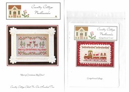 Country Cottage Needleworks Christmas Cross Stitch Pattern - U Pick Dear... - $12.15+