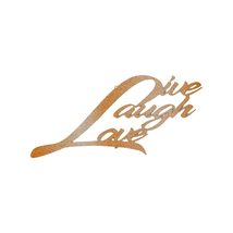 Customizable Live Laugh Love - Steel Sign - Personalized Metal Sign - £56.52 GBP+
