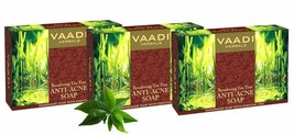 Vaadi Herbals Becalming Tea Tree Soap Anti Acne Therapy, 75 gm x 3 pack - £18.26 GBP