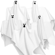 27.5&quot; Halloween Hanging Ghosts (5 Pack) for Halloween Party Decoration, Cute Fly - £31.25 GBP