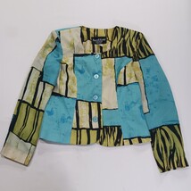 Russell Kemp Petite RN#97485 Women's Multicolor Blazer Jacket Size 2P image 12