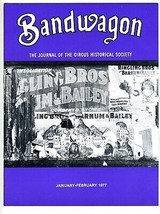 BANDWAGON Journal of the Circus Historical Society Jan 1977 Sparks Circus  - £15.81 GBP