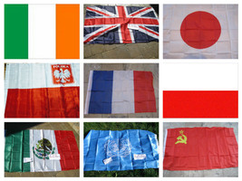 Flag  3&#39;x5&#39; Ireland  UK  United Kingdom Soviet Union - $6.86+