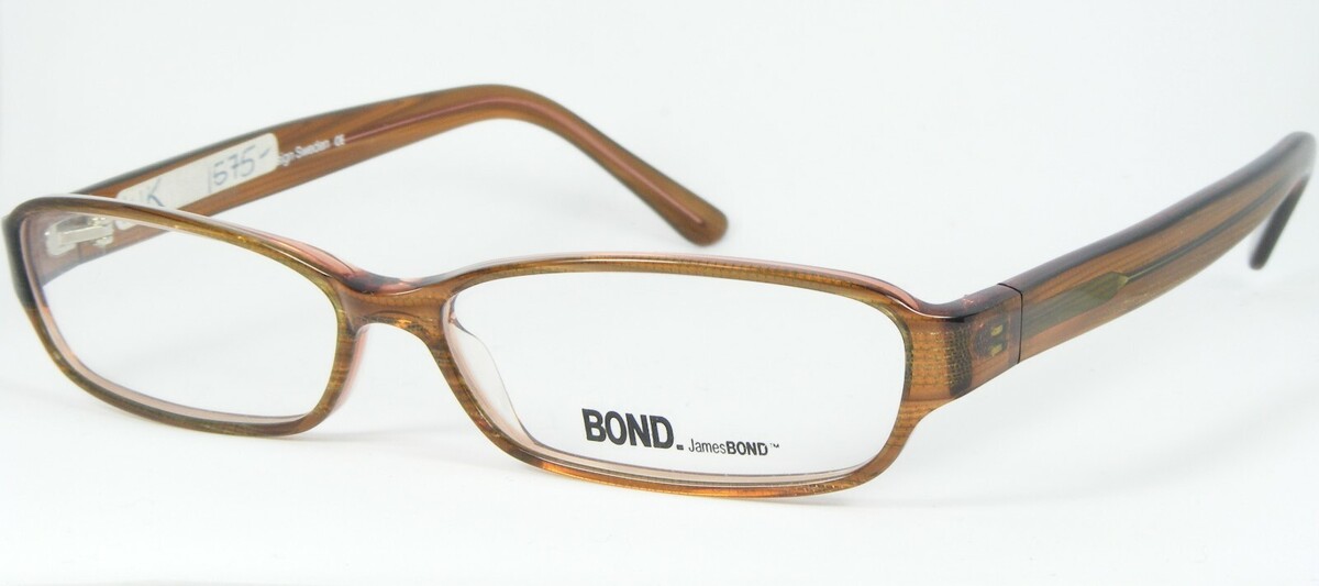 James Bond XT5 206645 Paillettes Olive / Pastel Violet-Marron Trame 54-1... - $76.21