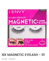 I Envy By Kiss Double Strength Magnetic Liner &amp; Lash KPML01 Wispy 02 - £4.56 GBP