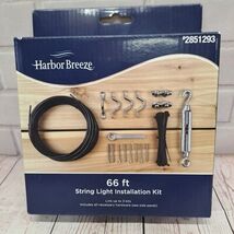 HAMPTON BAY 66 ft. String Light Installation Hardware Kit, Link Up To 3 ... - €10,68 EUR