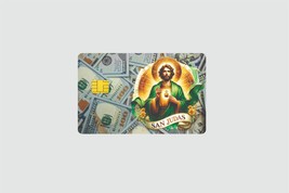 SAN JUDAS TADEO  , 2 pc credit card skin &amp; DEBIT CARD,TROLLEY &amp; GYM - $8.99